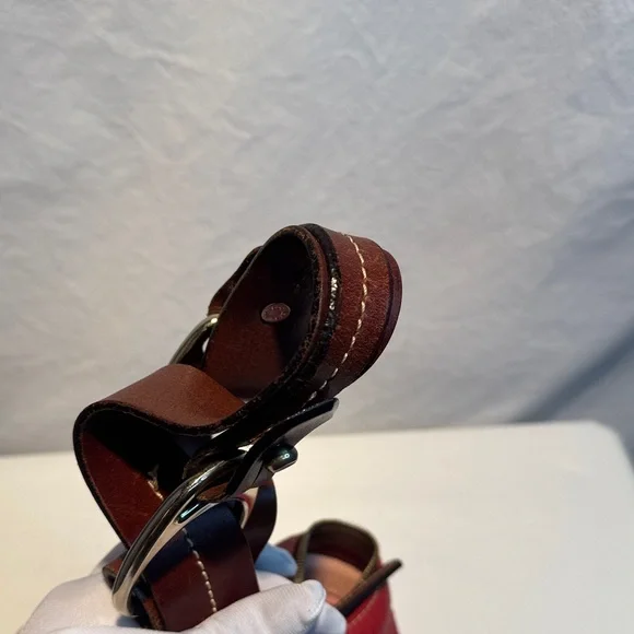 Dooney & Bourke Cherry Red Leather Hobo Shoulder Bag - Picture 11 of 15